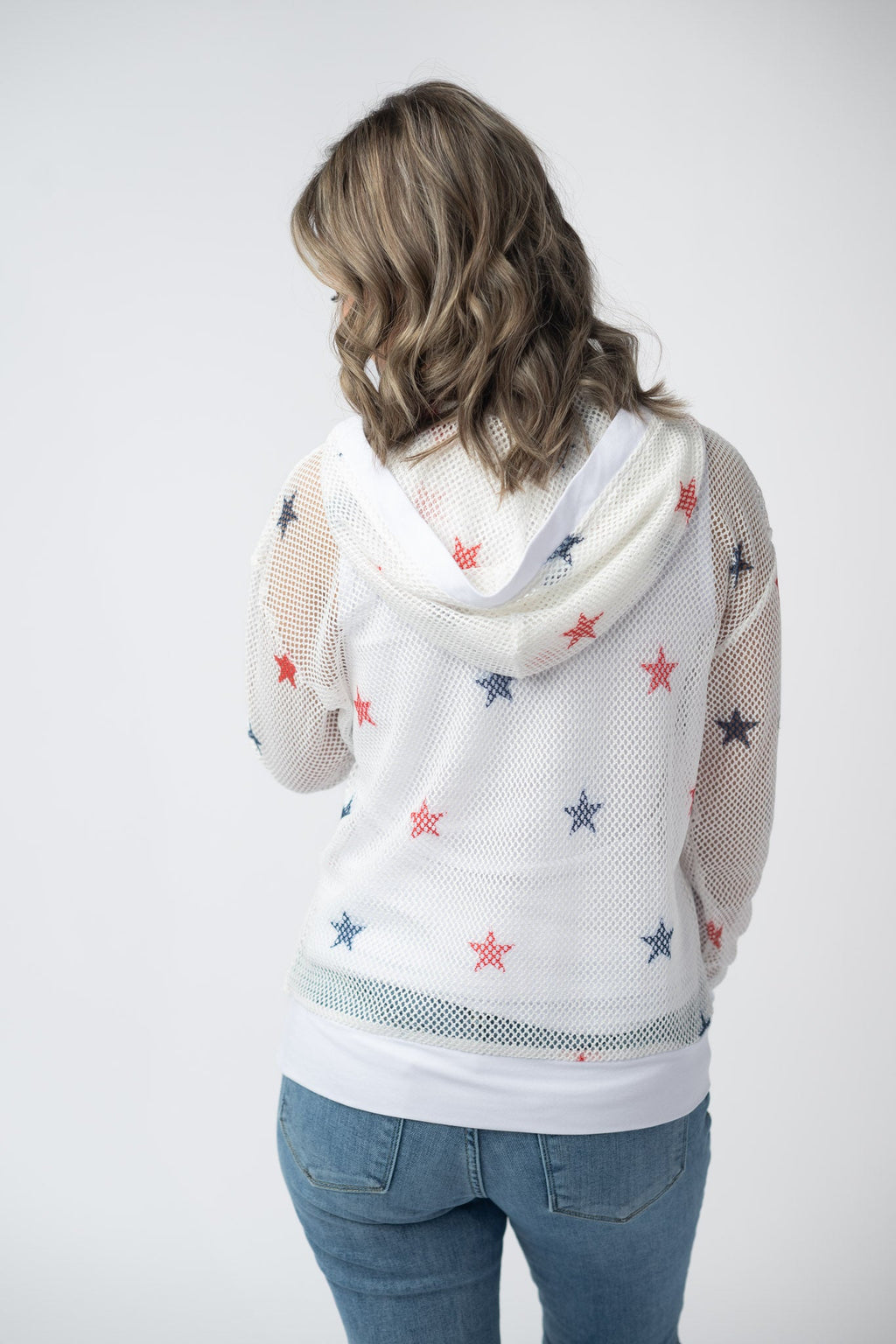 American Stars Mesh Hoodie