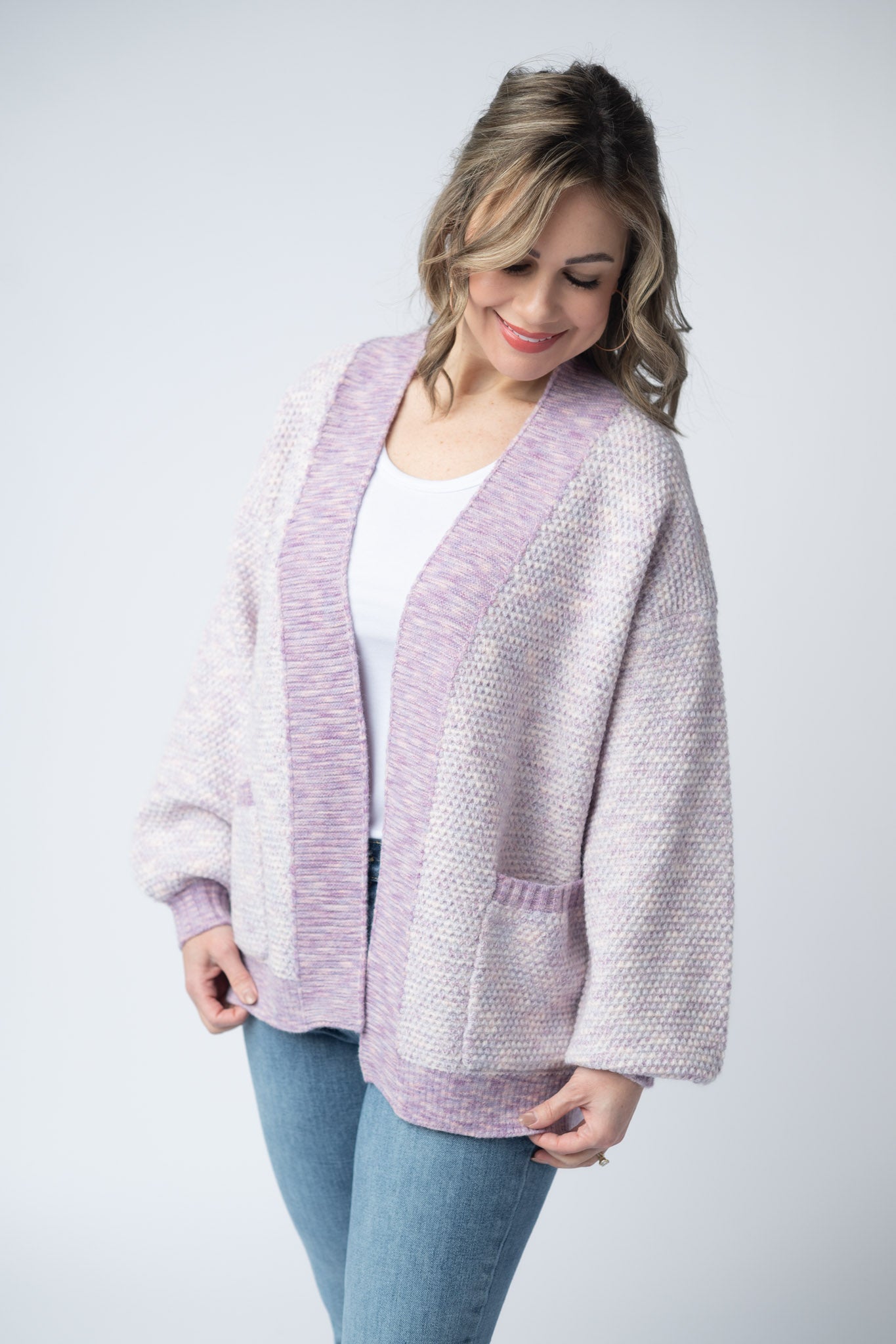Kinsley Cardigan - Purple Mix