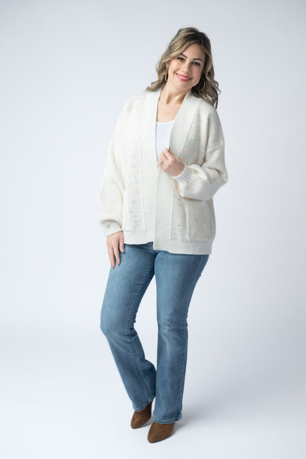 SALE! Kinsley Cardigan - Purple, Pink, and Green