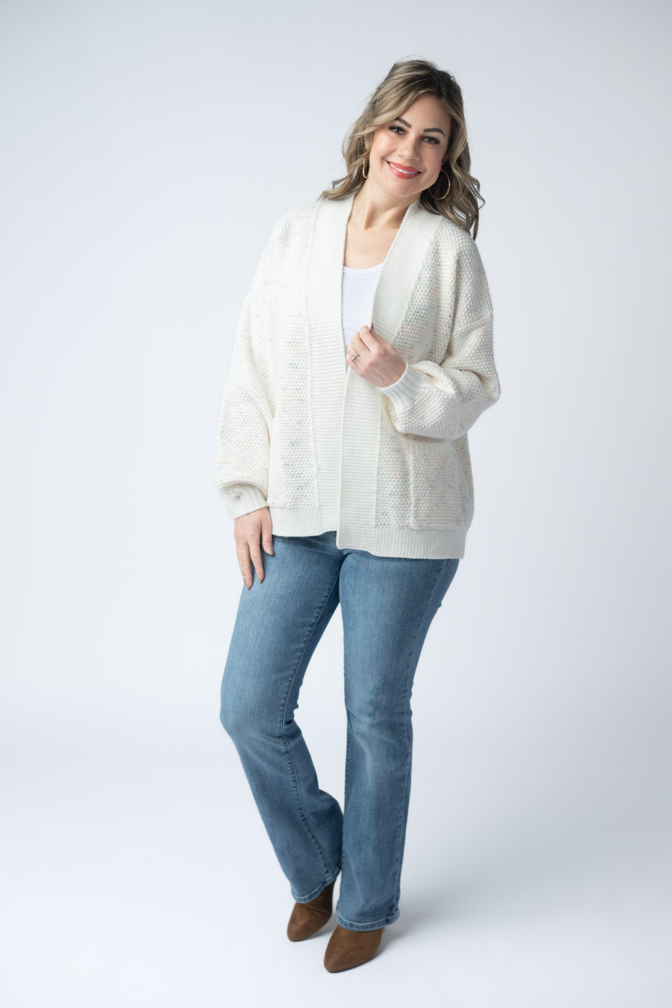 SALE! Kinsley Cardigan - Purple, Pink, and Green