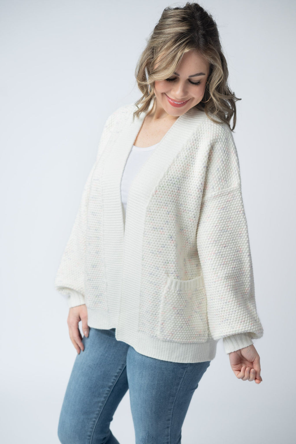 SALE! Kinsley Cardigan - Purple, Pink, and Green