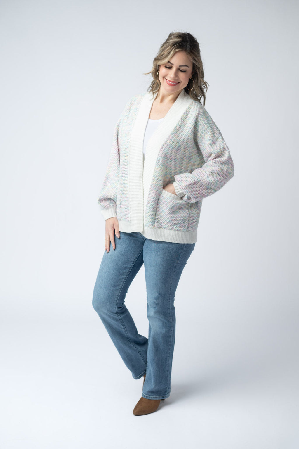 Kinsley Cardigan - Bright Pastel Mix
