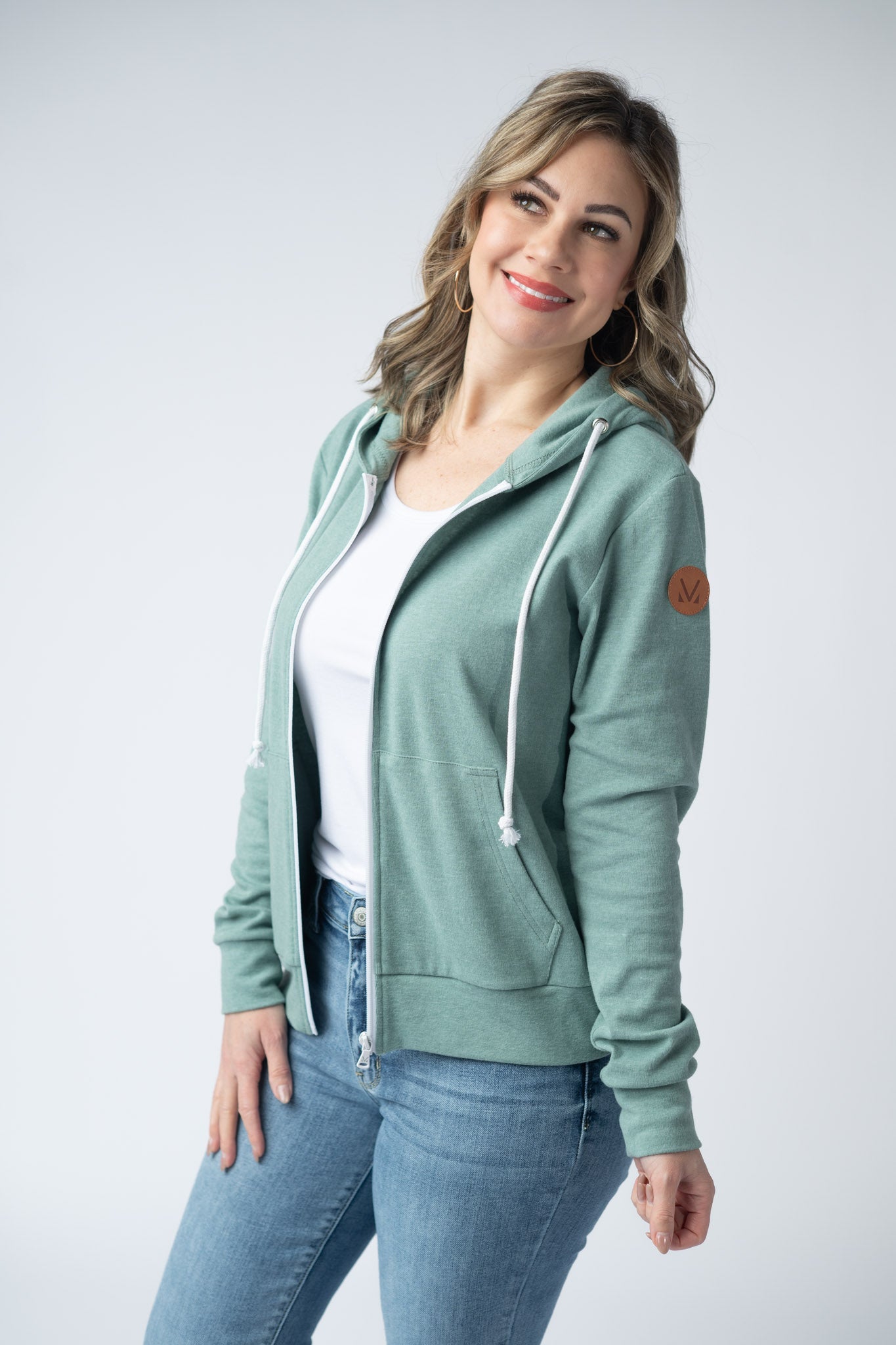 Fullzip Hoodie - Sage