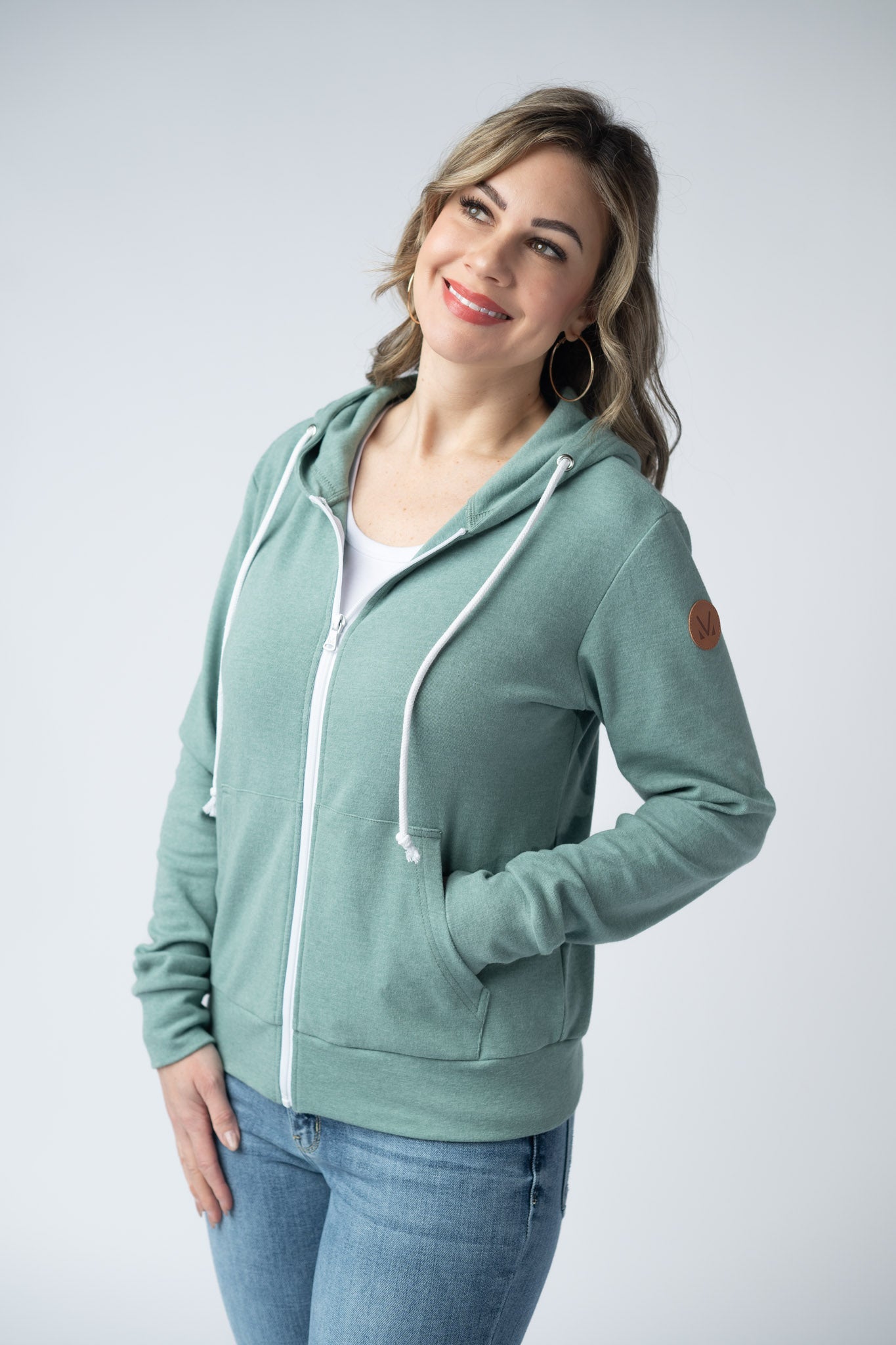 Fullzip Hoodie - Sage