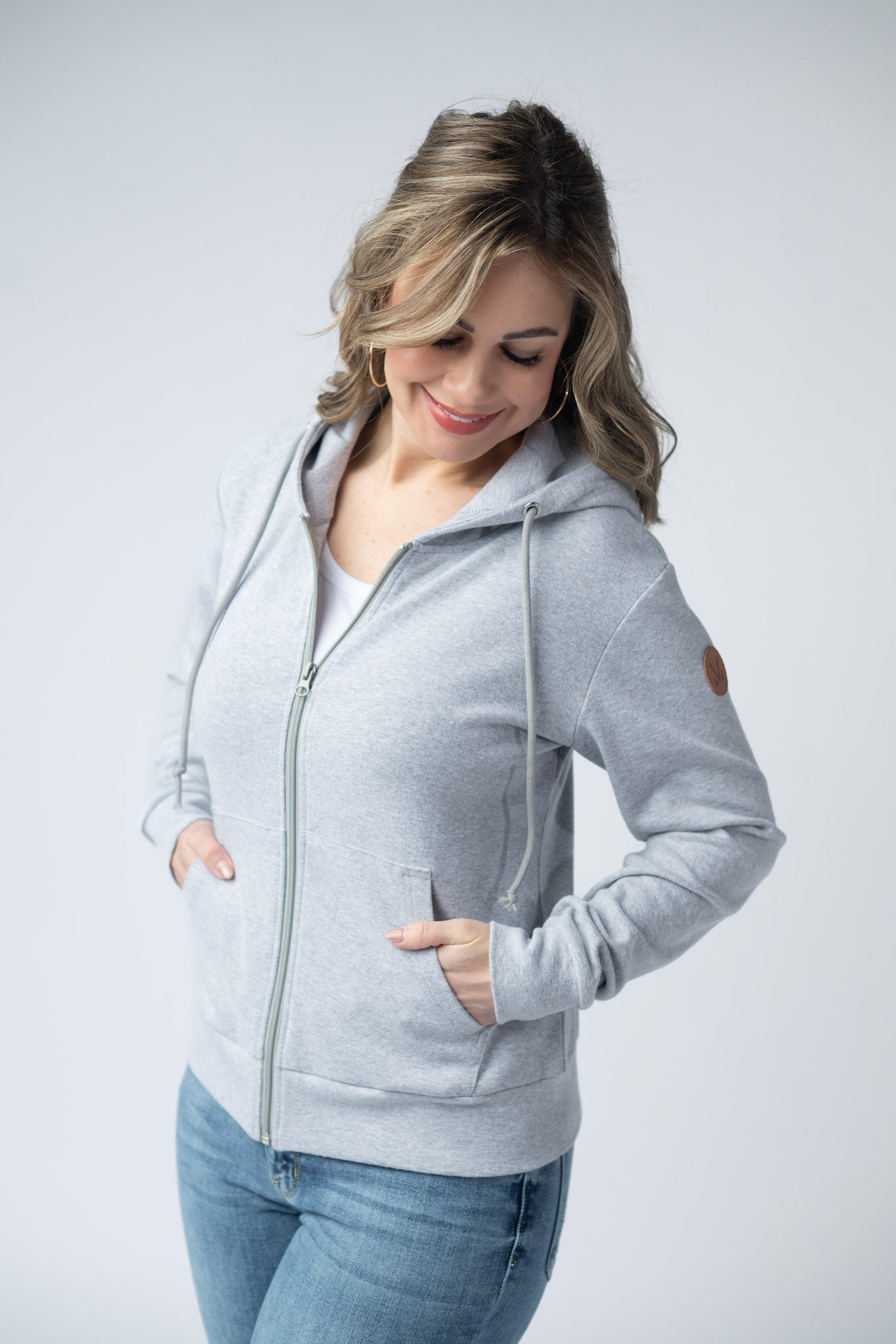 Fullzip Hoodie - Light Grey