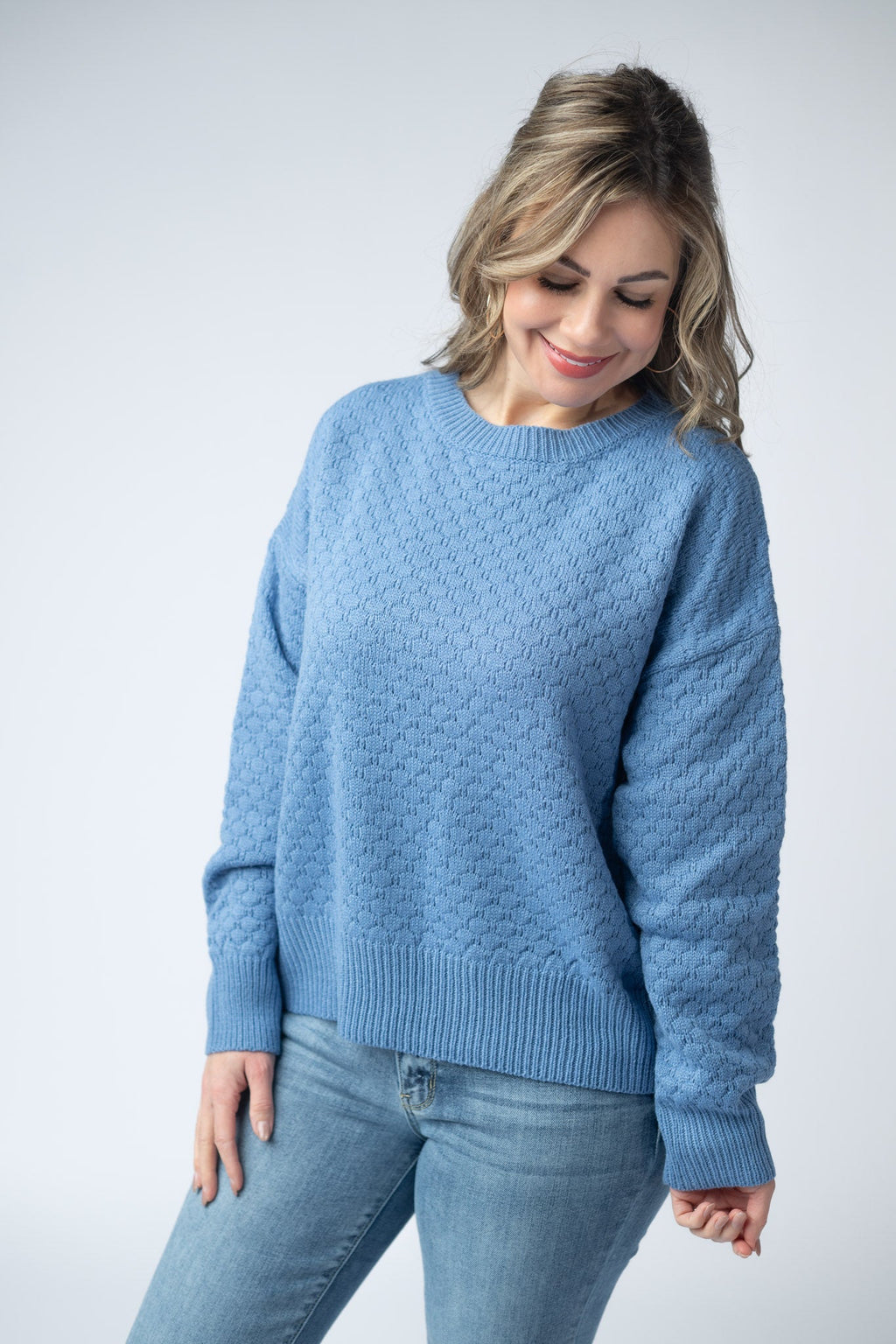 Gianna Pullover Sweater - Blue