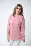 Vintage Wash Pullover - Dusty Pink