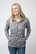 HalfZip Hoodie - Wildflower Meadow