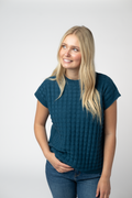 Kelly Knitted Top - Teal