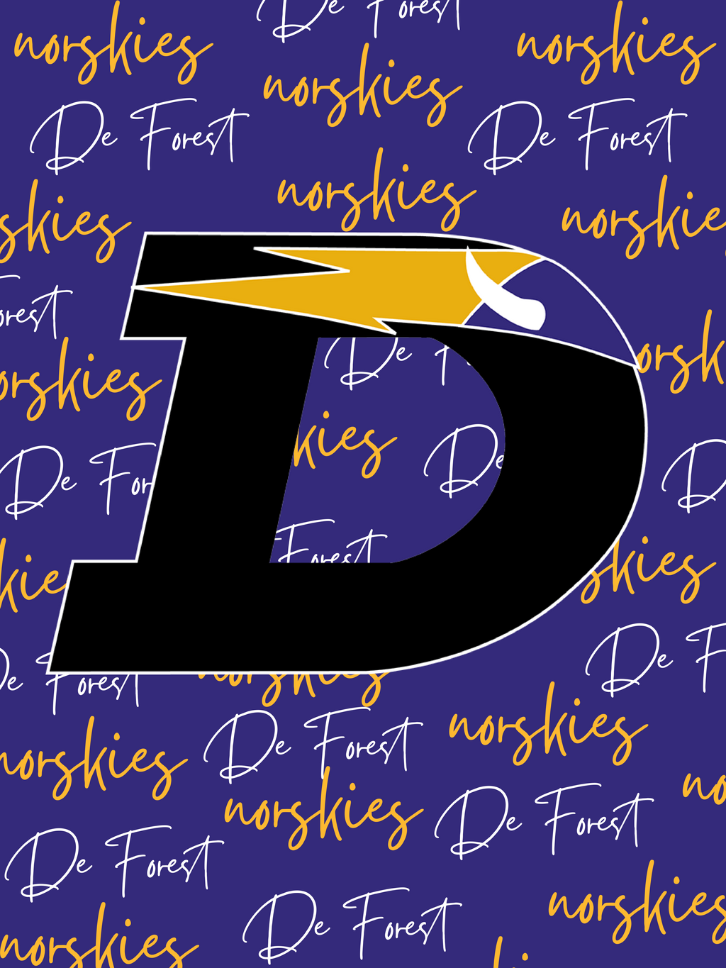 DeForest Norskies Fleece Blanket