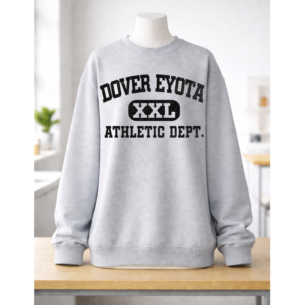 Dover Eyota Athletic Dept Crew or Hoodie