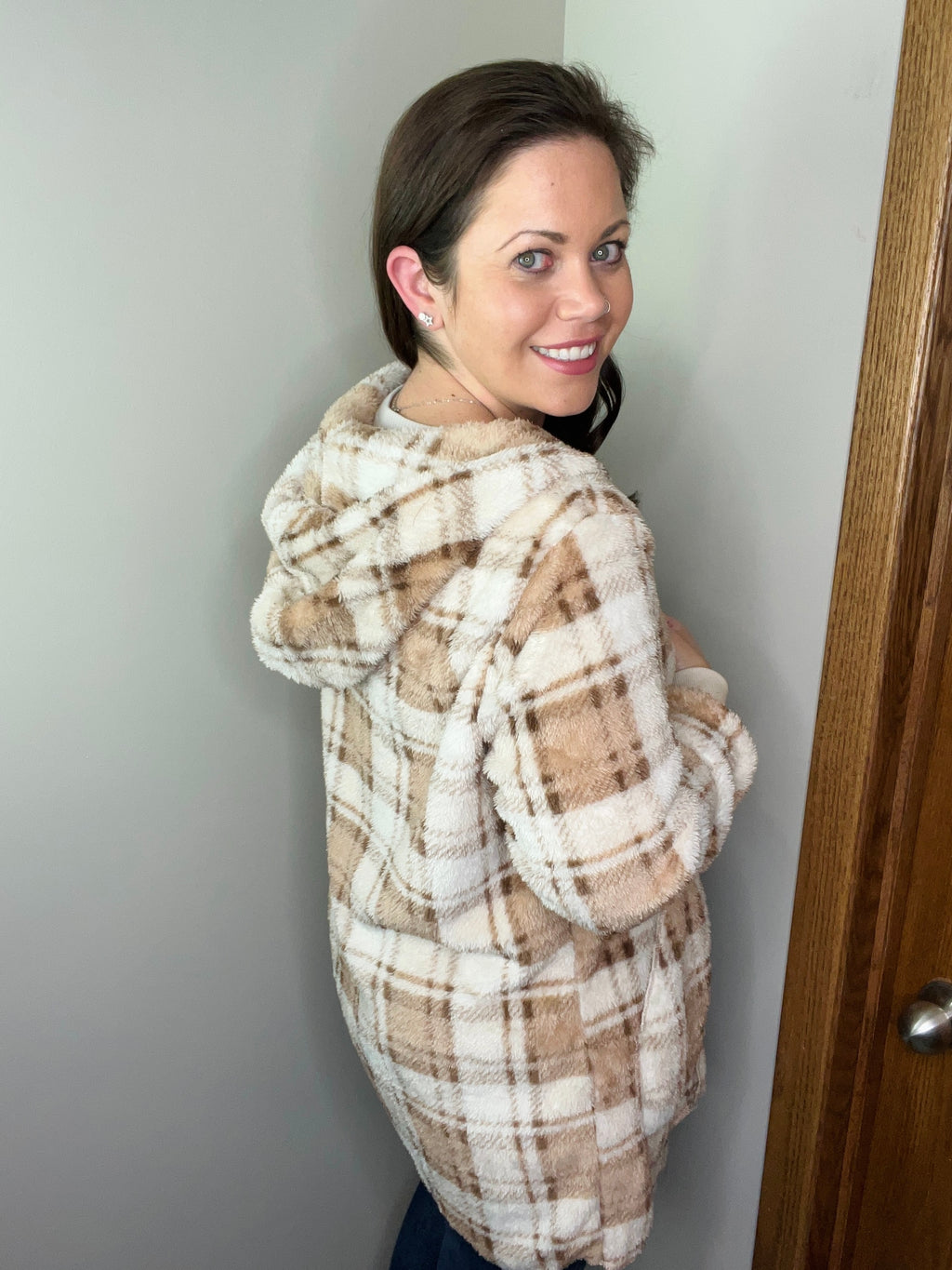 Remember Everything Hooded Plaid FINAL SALE