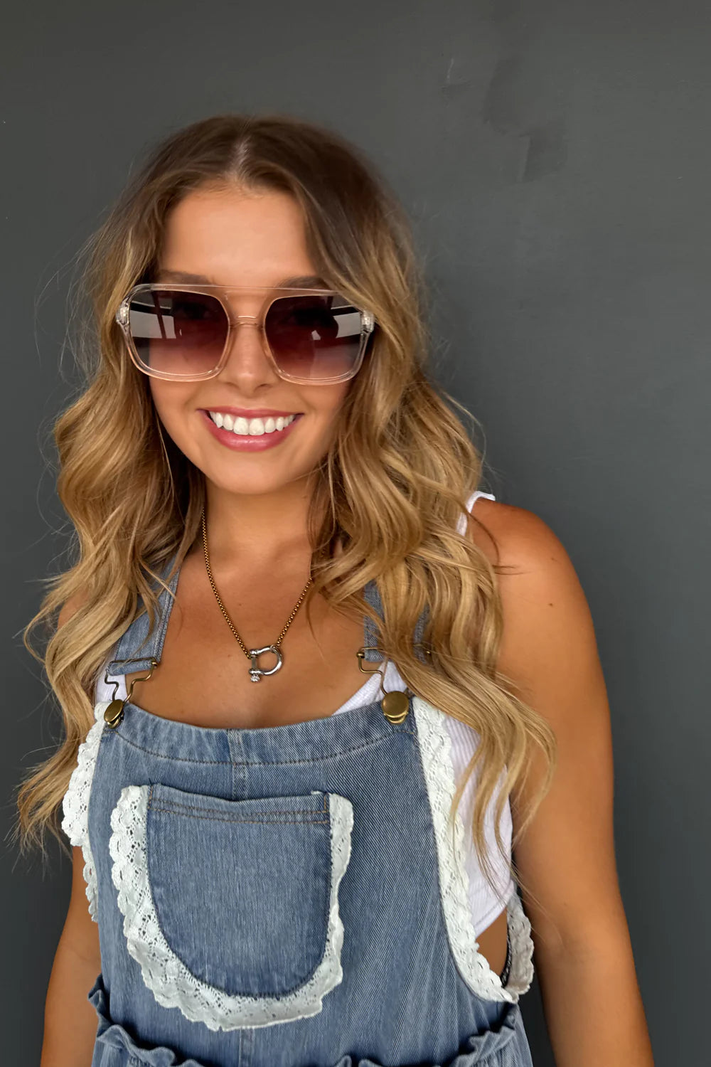 {Pre-Order} Boho & Lace Denim Overalls