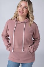 Load image into Gallery viewer, Kacey Ribbed Hoodie - Rose
