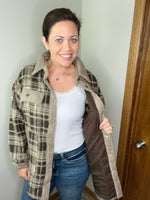 Load image into Gallery viewer, Huxley Plaid Jacket In Brown
