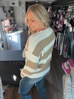 Load image into Gallery viewer, Stella Tan and Ivory Sweater
