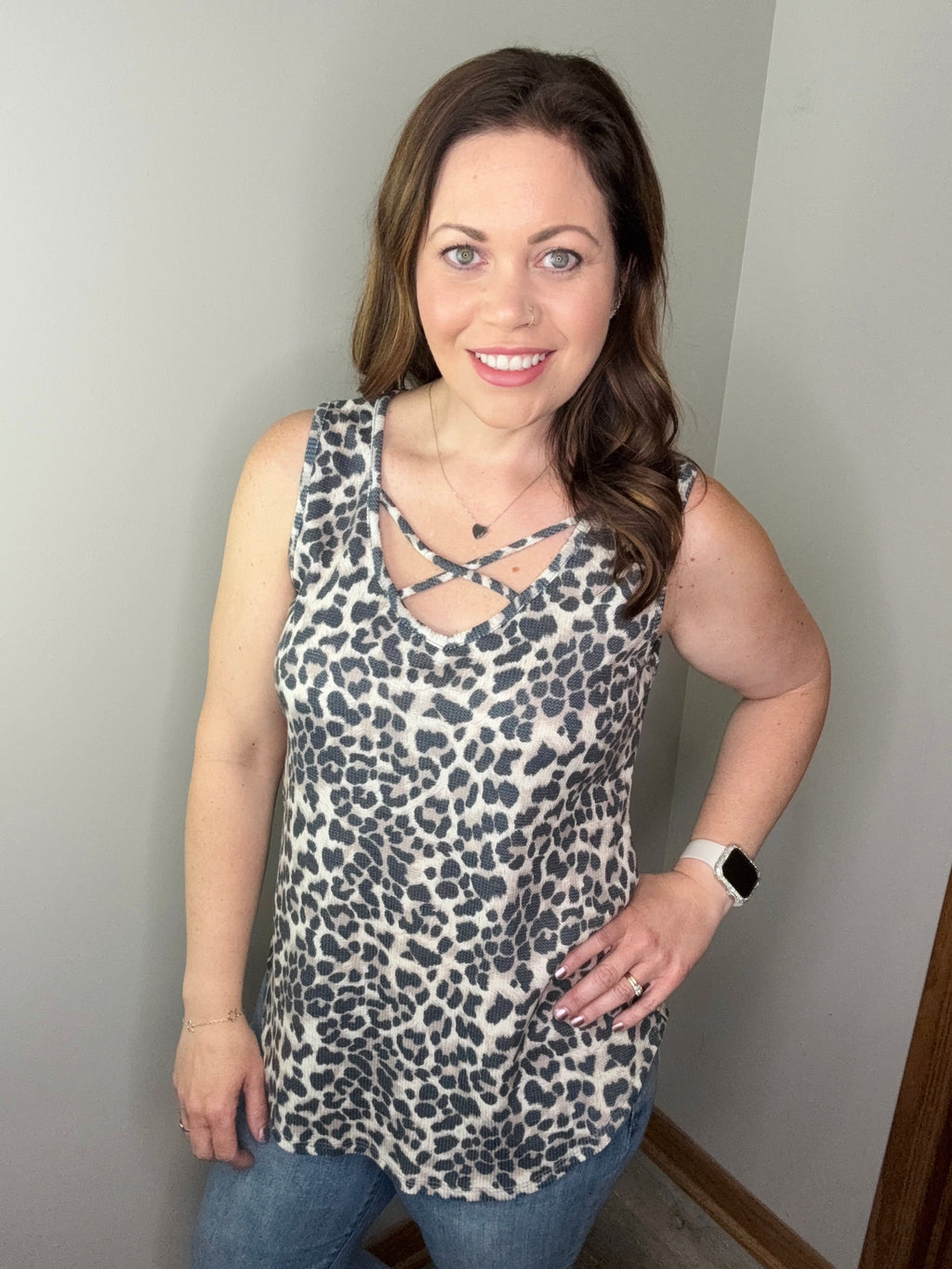 Wild Instinct Crisscross Tank FINAL SALE