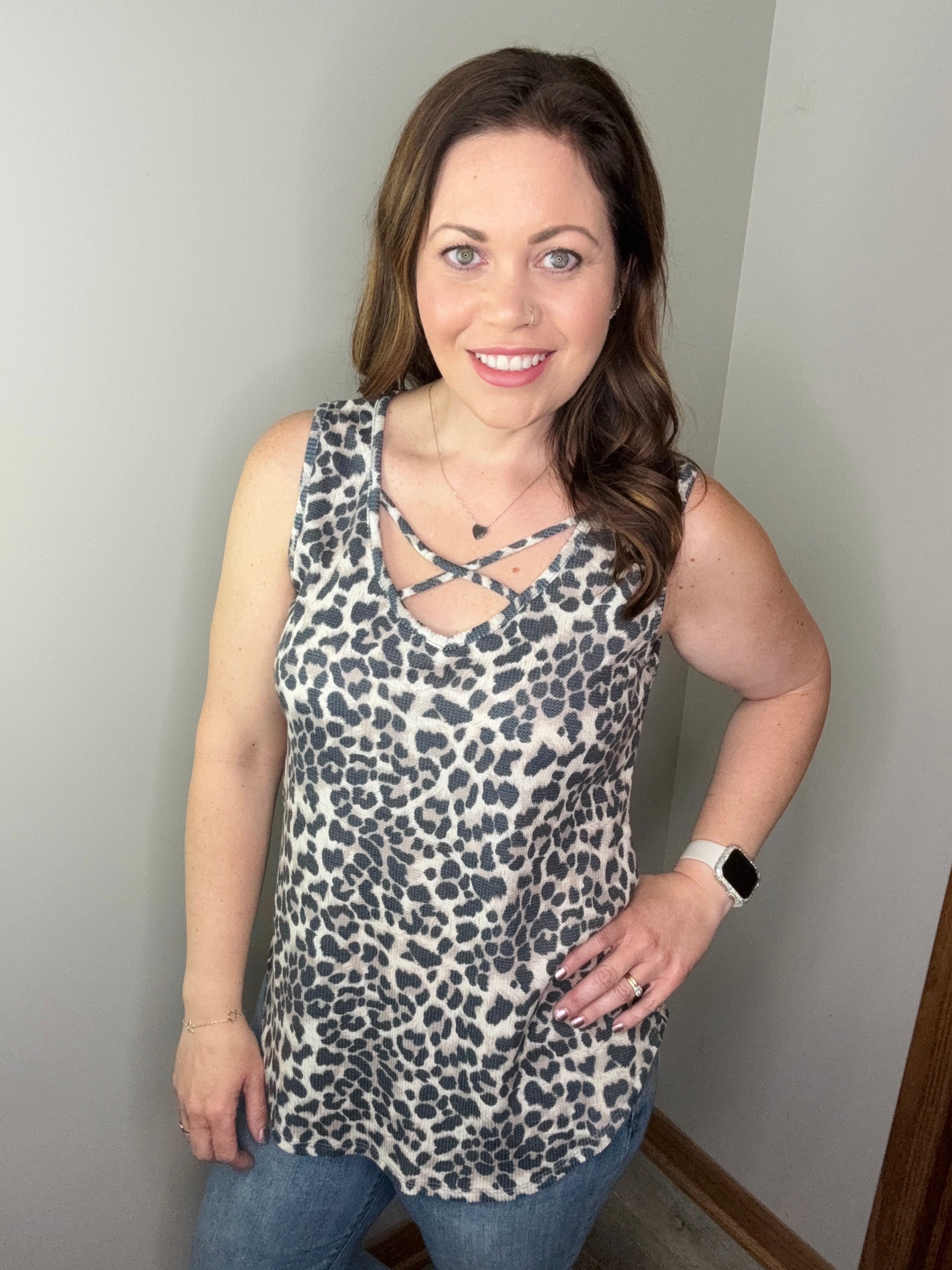 Wild Instinct Crisscross Tank FINAL SALE