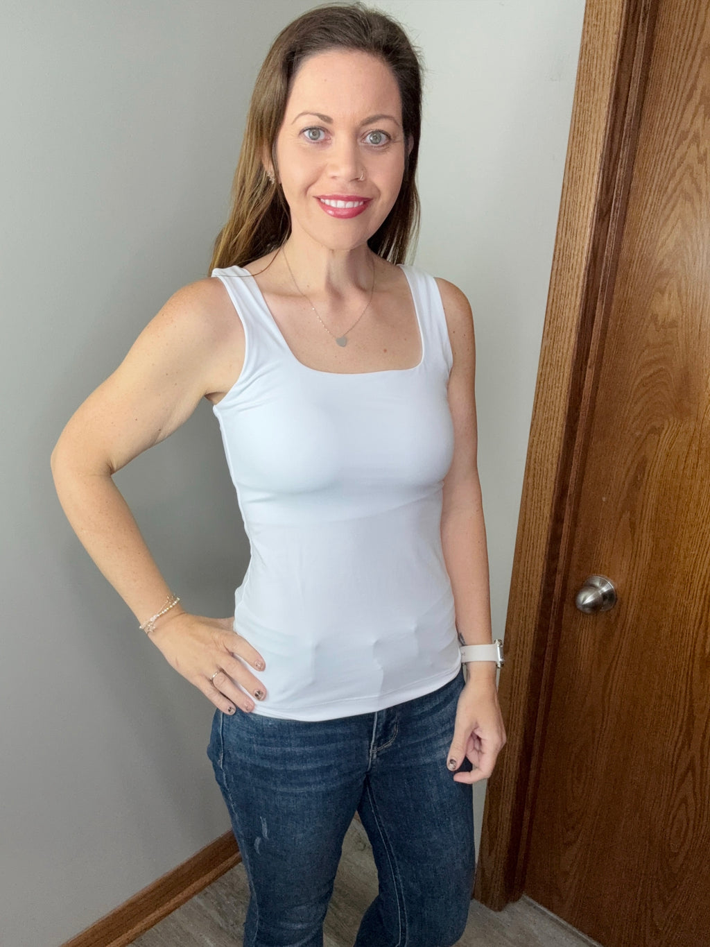 Back To Basics Tank In White