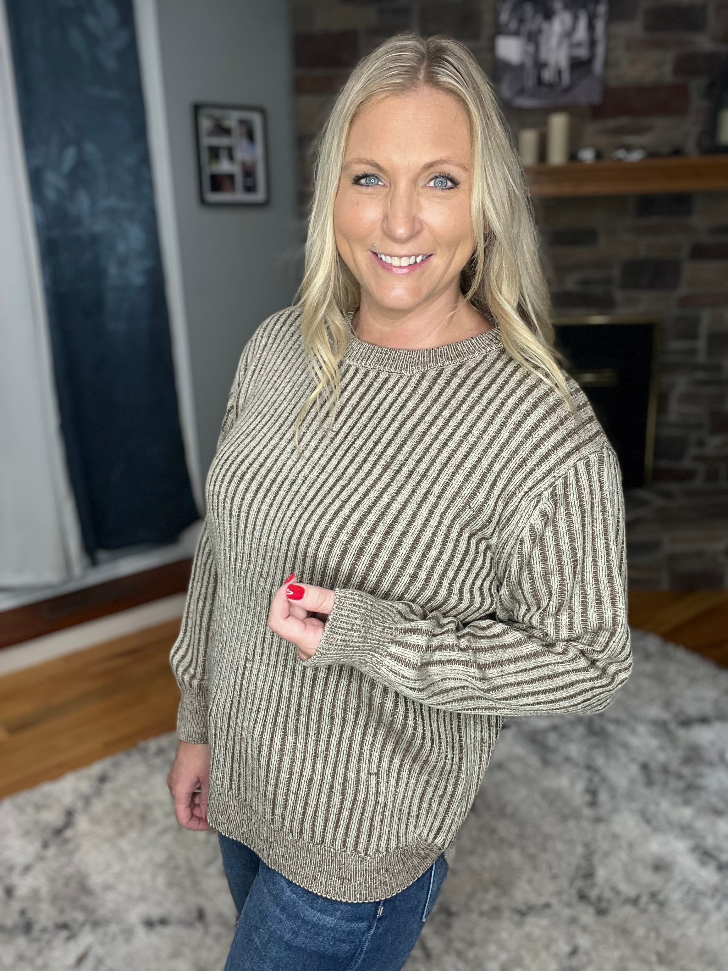 Existence Sweater in Brown