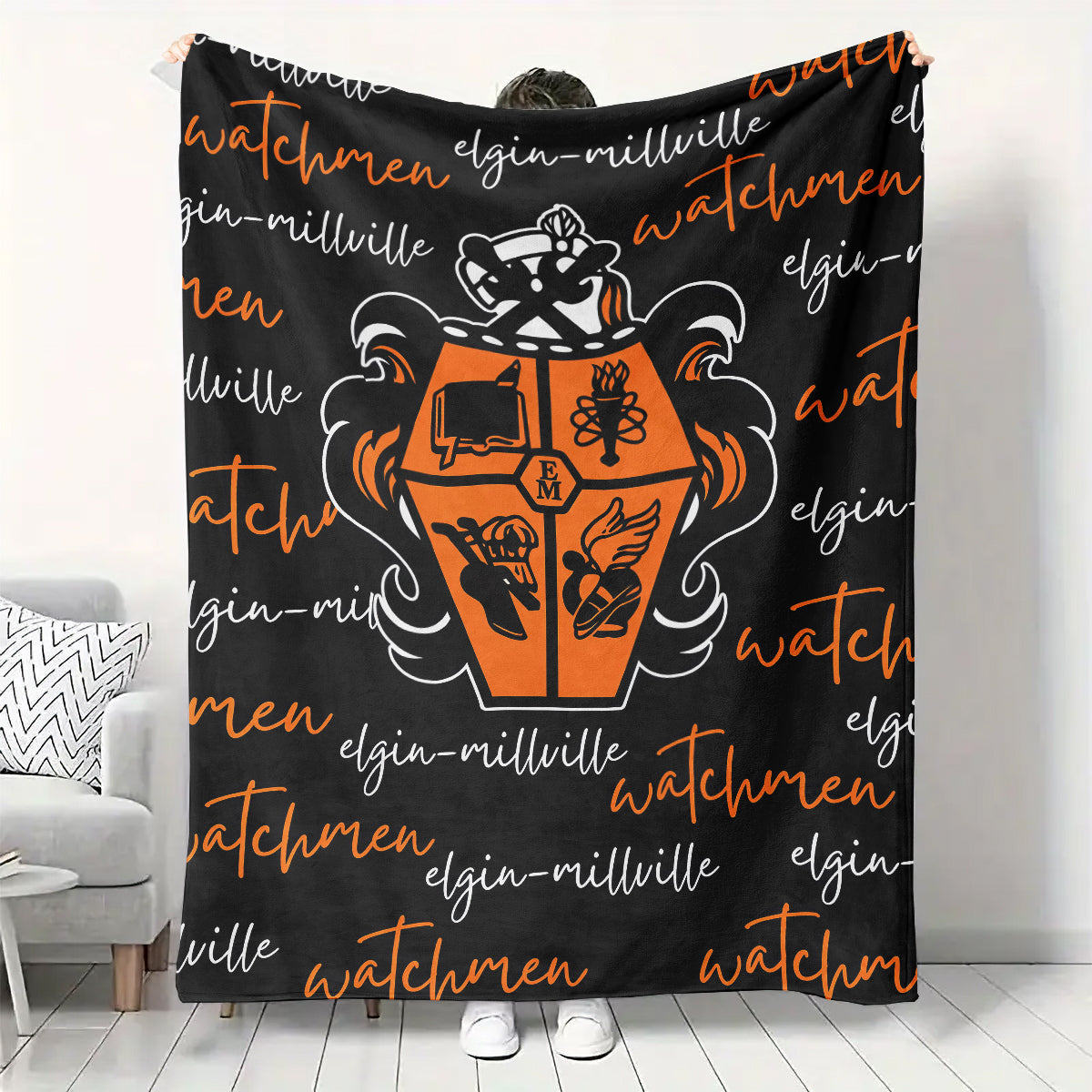 Elgin Watchmen Fleece Blanket