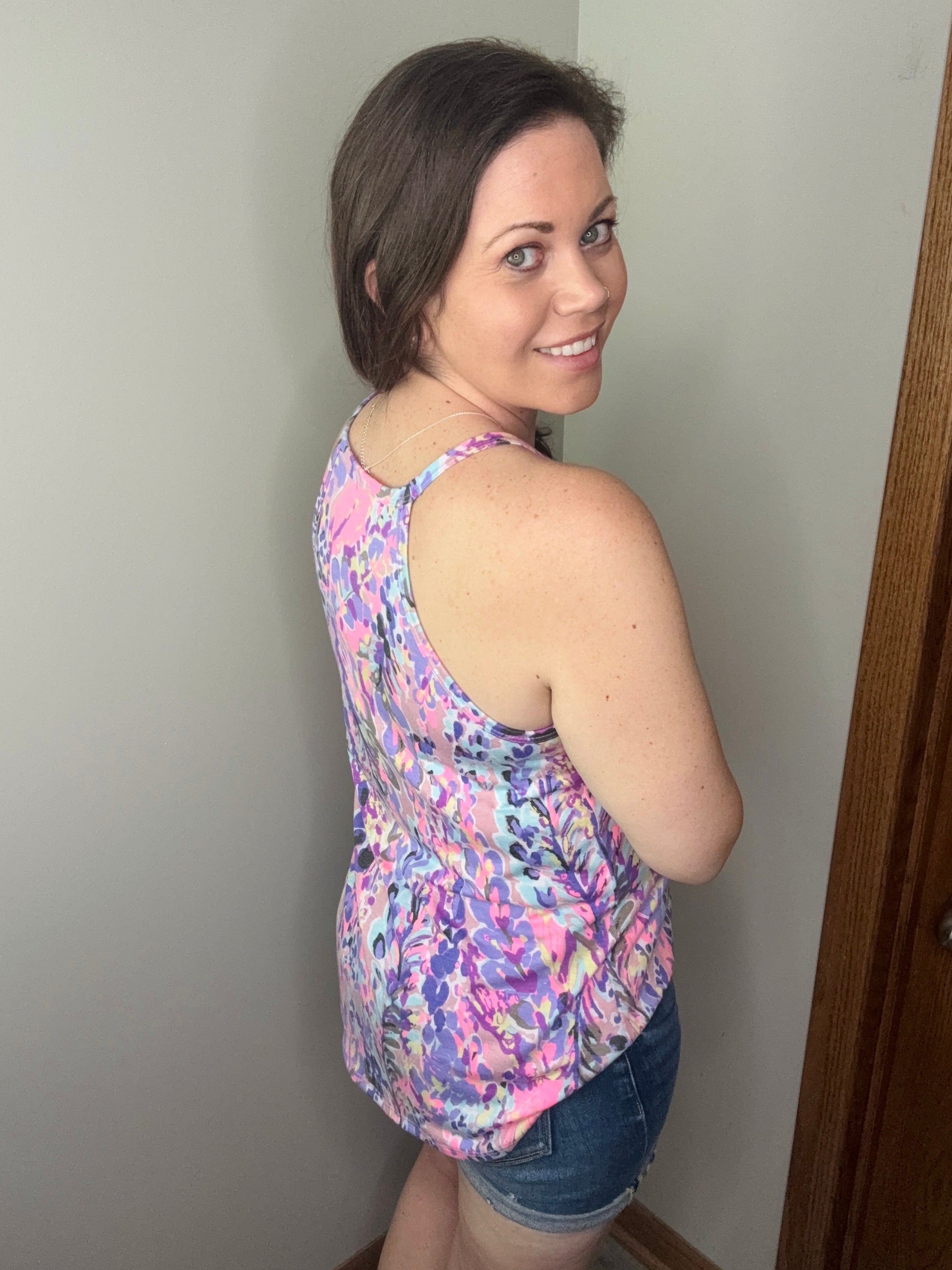 Hold Me Up Tank In Plum FINAL SALE