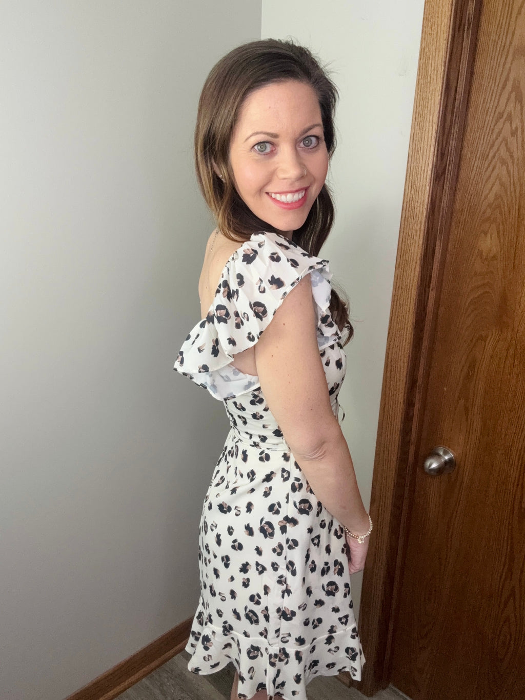 Sweet Safari Ruffle Dress