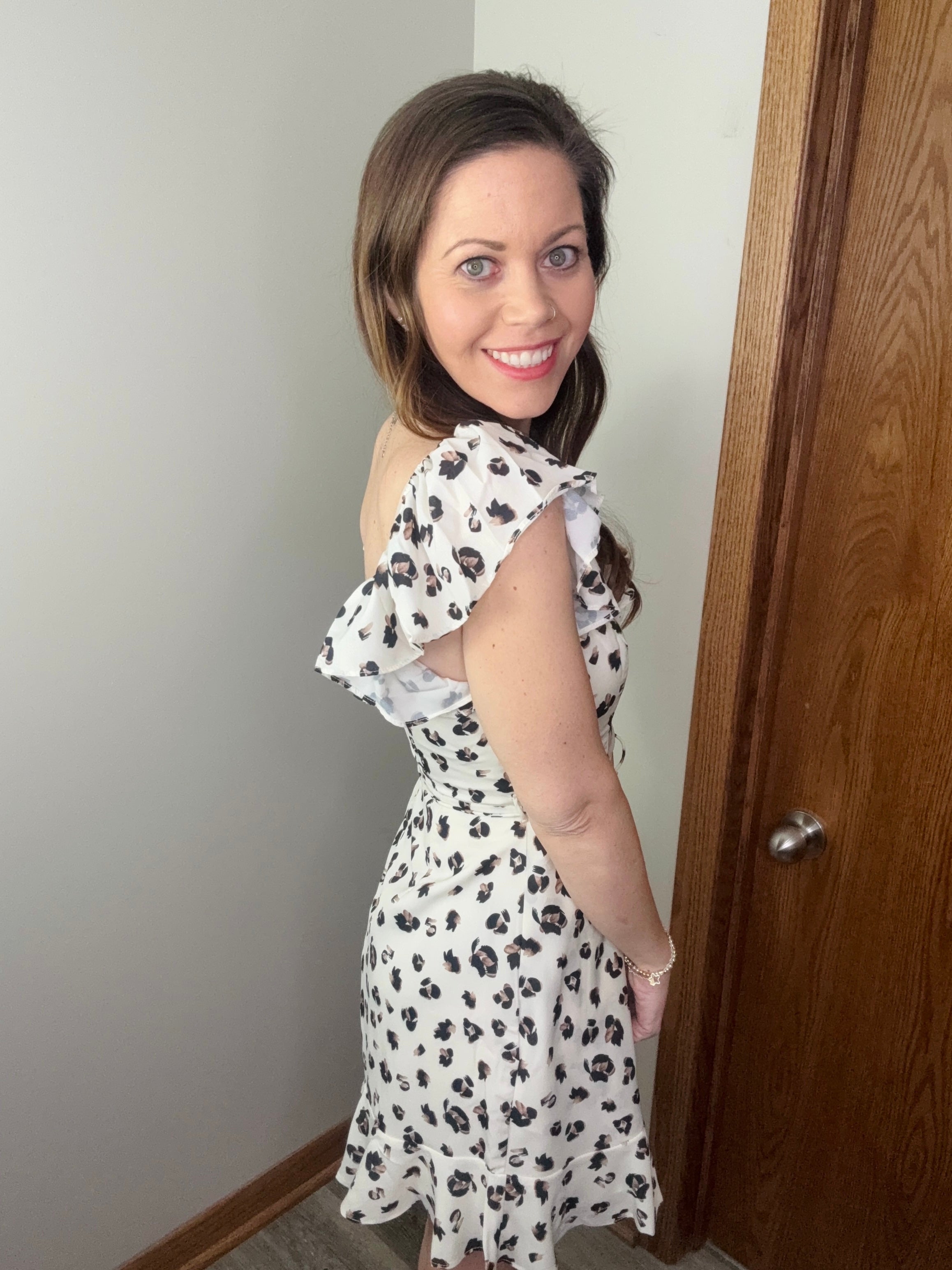 Sweet Safari Ruffle Dress