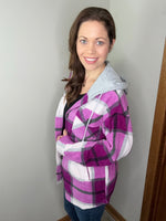 Load image into Gallery viewer, The Haven Shacket in Plum
