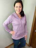 Load image into Gallery viewer, Scuba HalfZip Hoodie - Lavender
