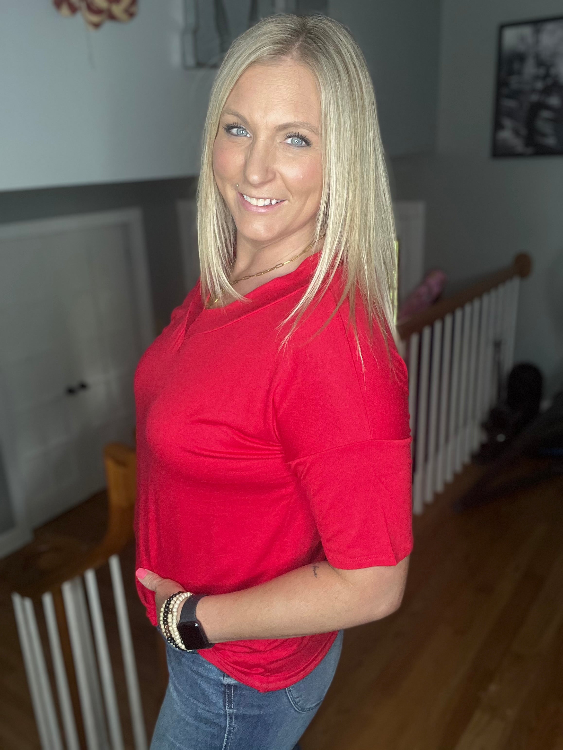 Remember Me Top In Red FINAL SALE