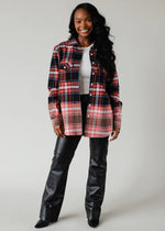 Load image into Gallery viewer, Pair This Flannel In Black/Rust
