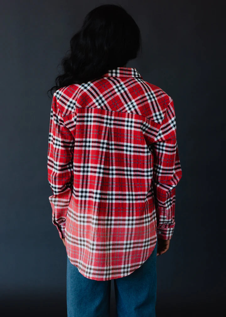 Pair This Flannel In Red/White FINAL SALE