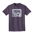 Be the Light Tee in Washed Plum