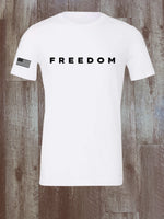 Load image into Gallery viewer, Freedom Tee- available in white or red!
