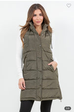 Load image into Gallery viewer, Polar Vest In Olive
