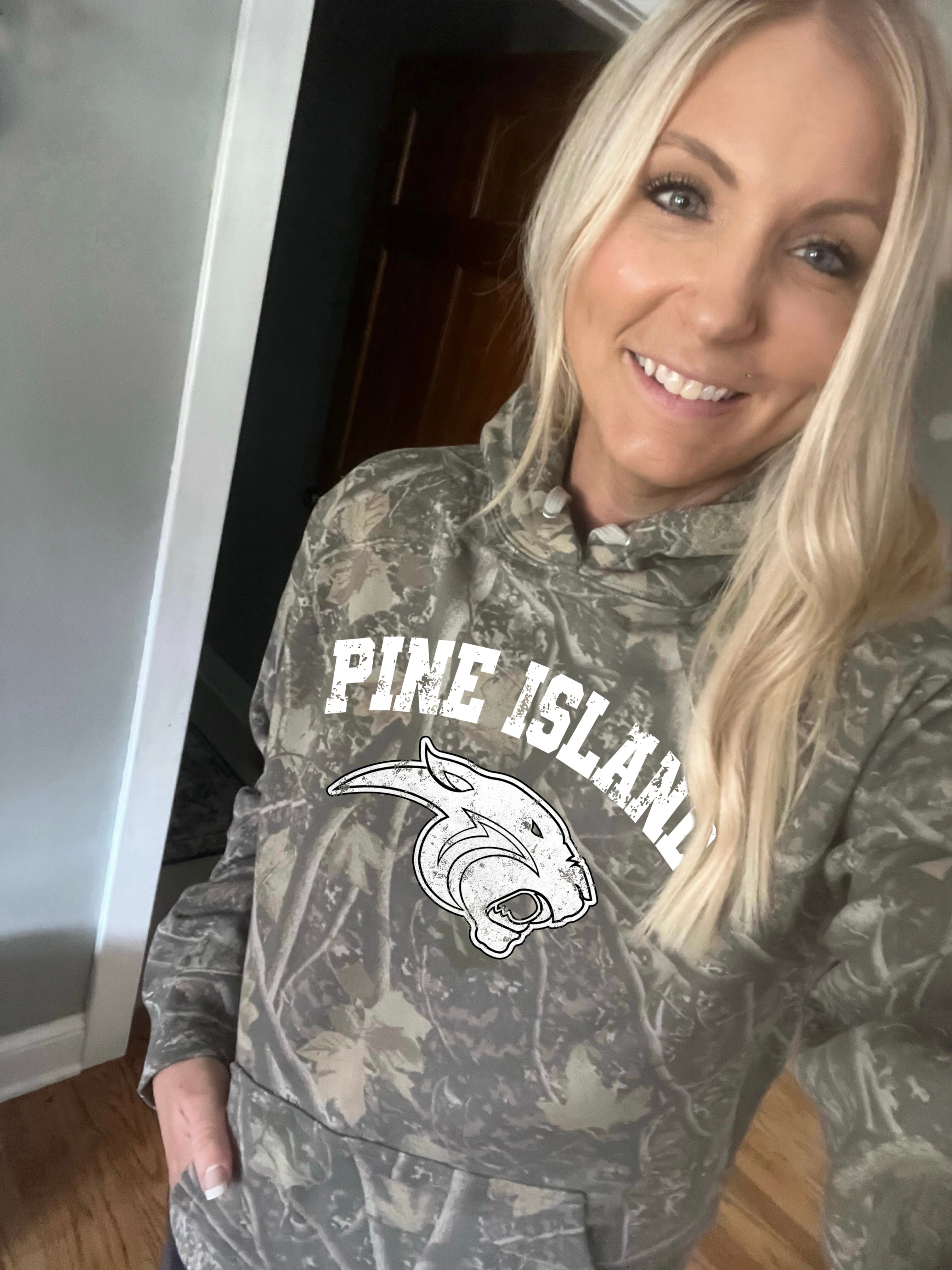 Pine Island Panthers Deadwood Camo Hoodie