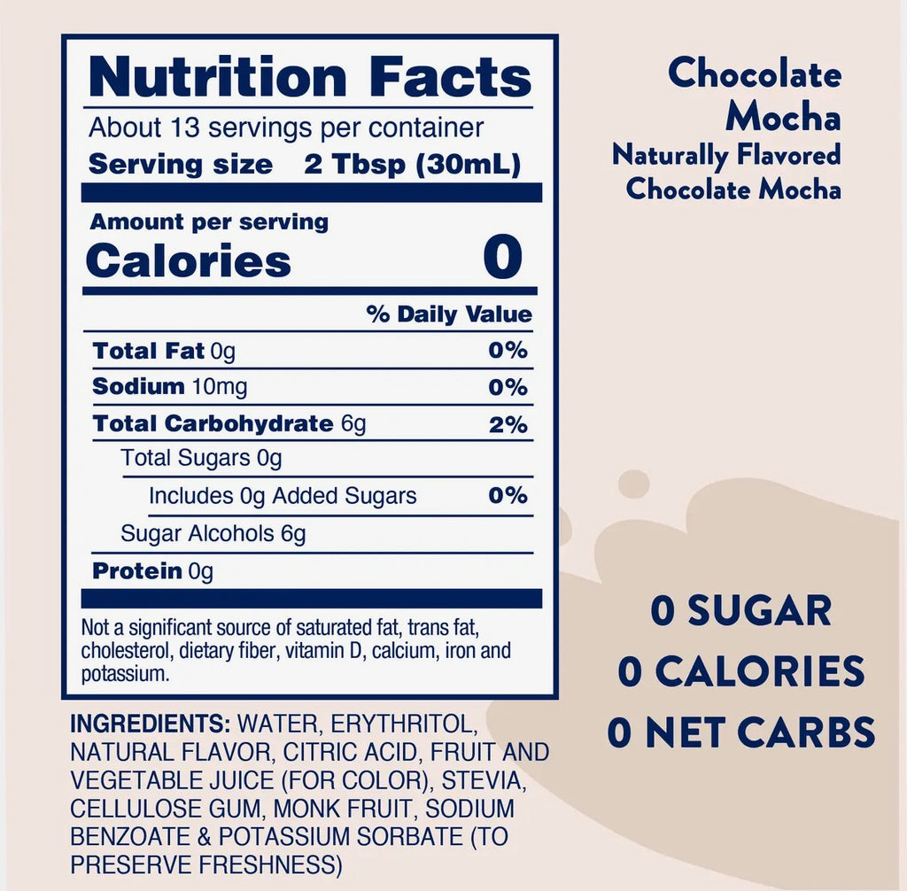 Naturally Sweetened Skinny Syrup