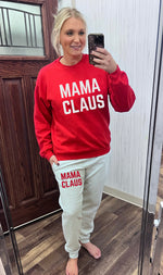 Load image into Gallery viewer, Mama Claus Pullover and Jogger Set (Sold Separately)
