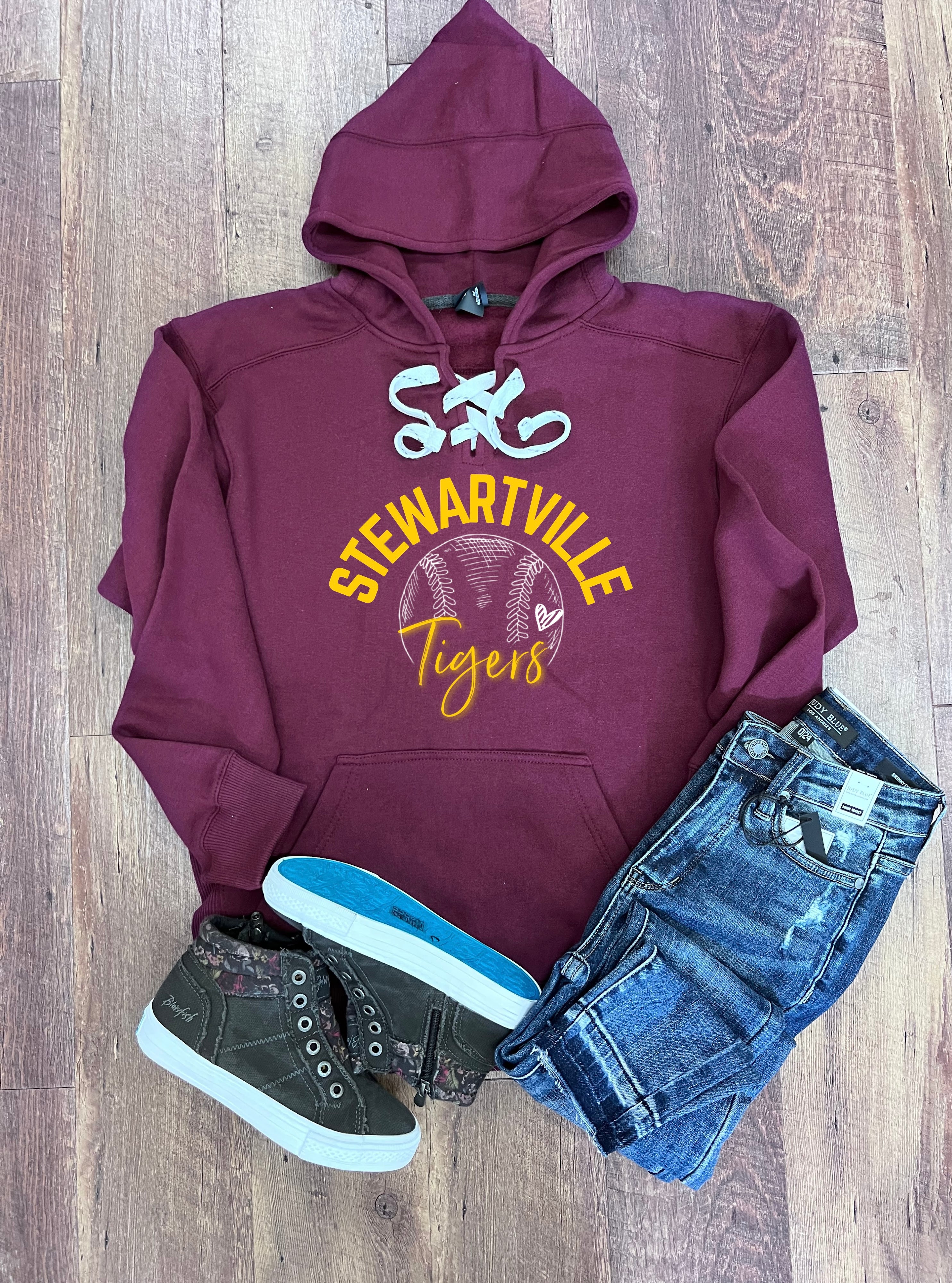 Stewartville Tigers Baseball Hoodie