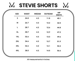 French Terry Stevie Shorts - Desert Flower