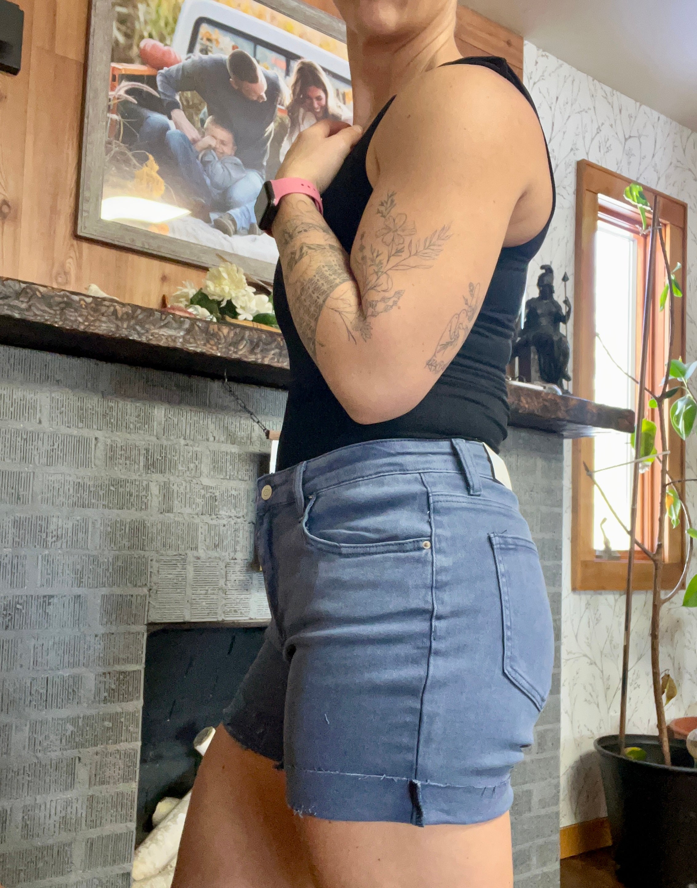 Collection Zenana Shorts In Blackberry FINAL SALE