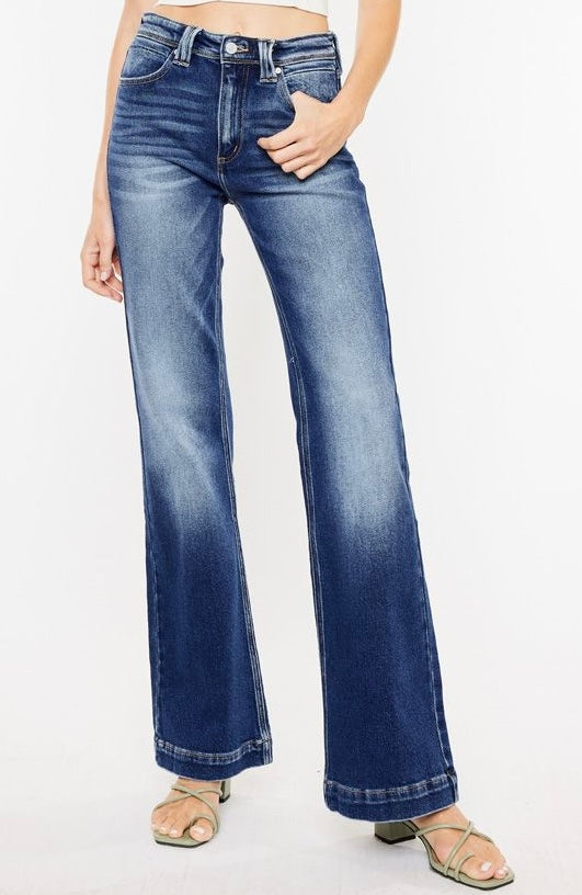 No Rush KanCan Wide Leg Flare Jeans FINAL SALE