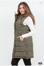 Load image into Gallery viewer, Polar Vest In Olive
