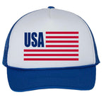 Load image into Gallery viewer, Royal Blue USA Trucker Hat
