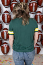 Load image into Gallery viewer, SALE! GameDay Tessa Short Sleeve Top - Green Bay
