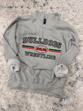 GMLOS Bulldogs Wrestling Quarter Zip Fleece