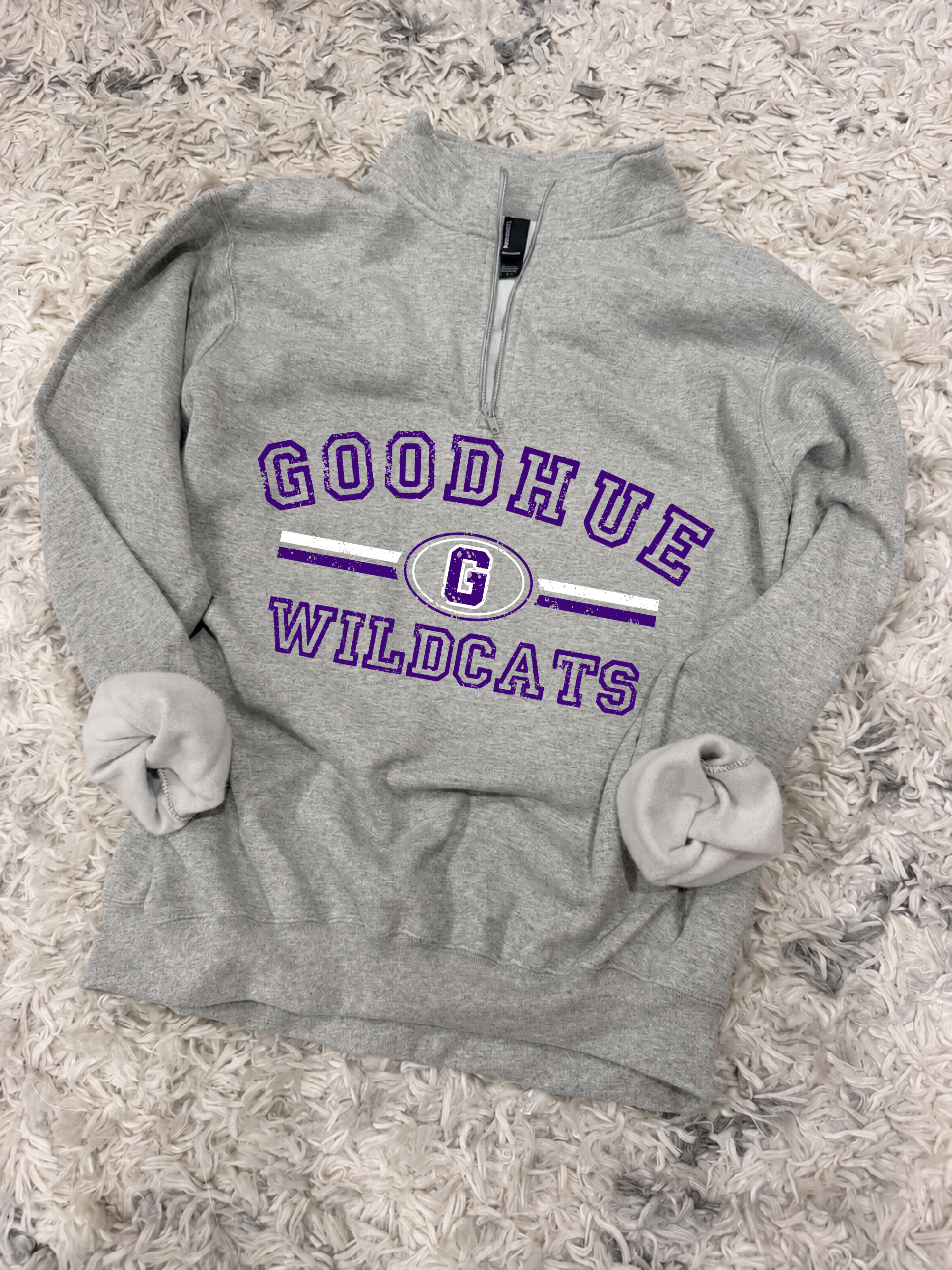 Goodhue Wildcats Quarter Zip Fleece