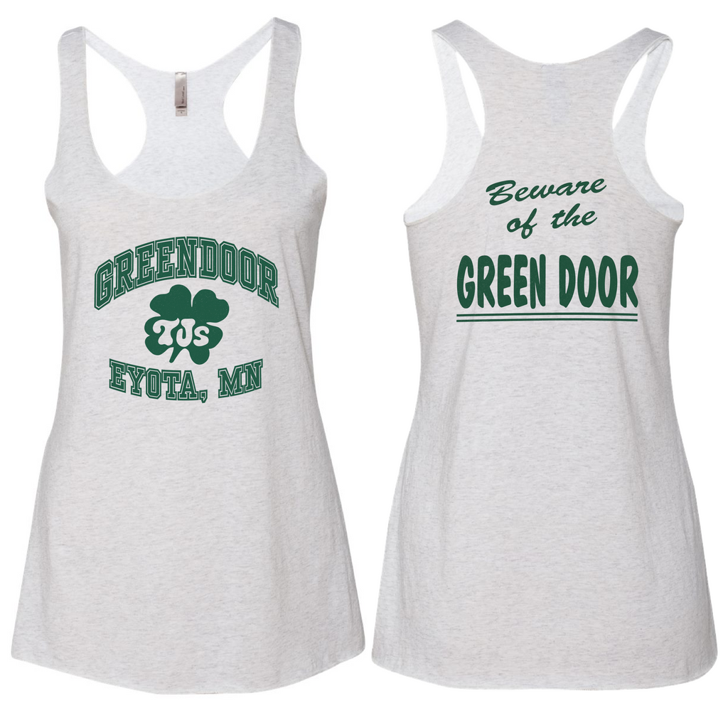 Green Door Racerback Tank
