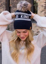 Load image into Gallery viewer, Be Kind Beanie In Navy

